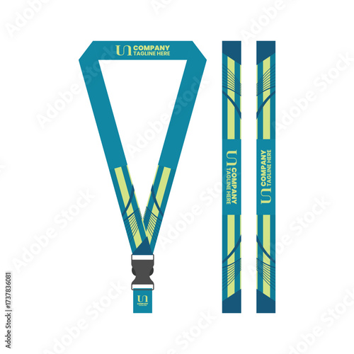 Office and company ID card lanyards