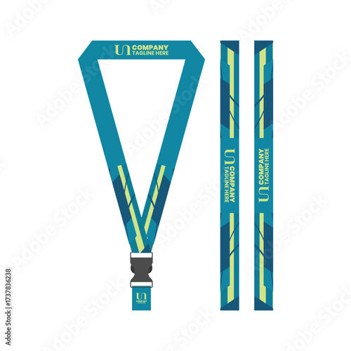 Office and company ID card lanyards