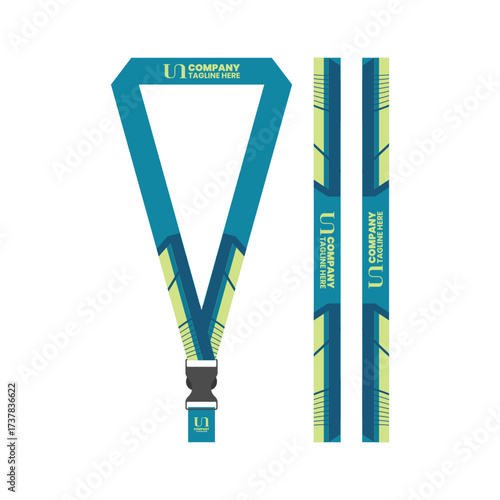 Office and company ID card lanyards