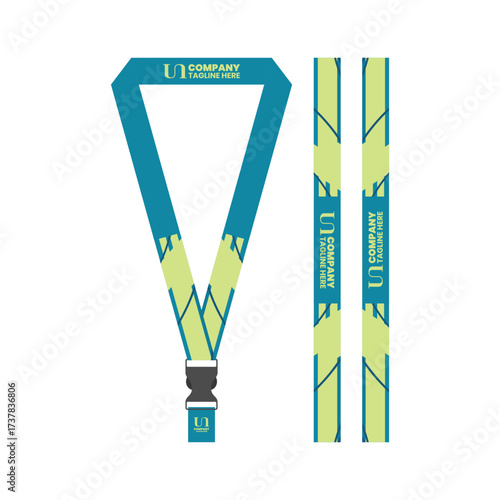 Office and company ID card lanyards