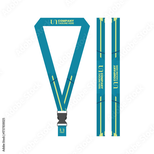 Office and company ID card lanyards