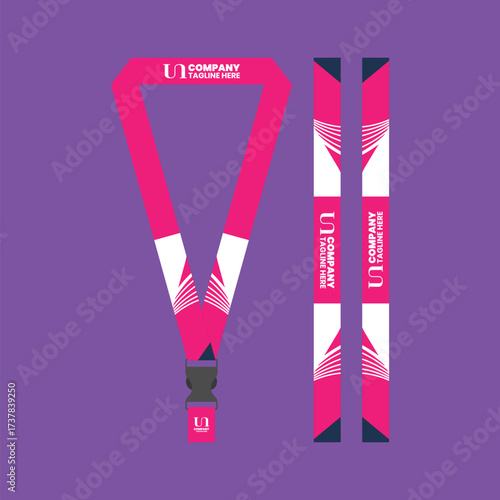 Office and company ID card lanyards