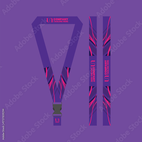 Office and company ID card lanyards