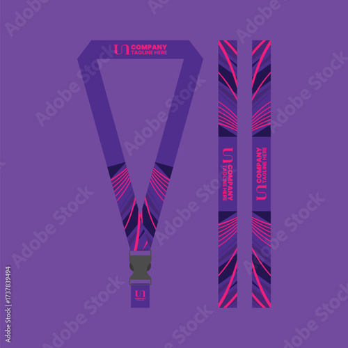 Office and company ID card lanyards