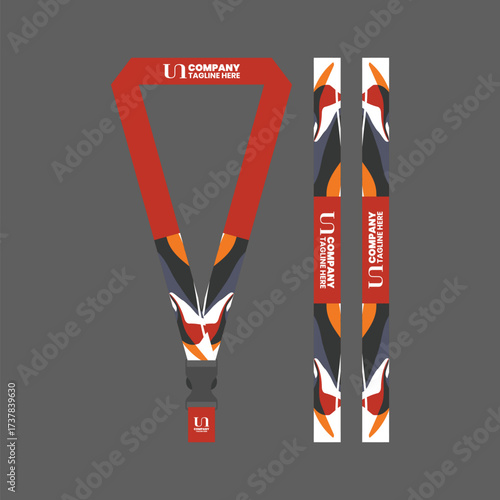 Office and company ID card lanyards