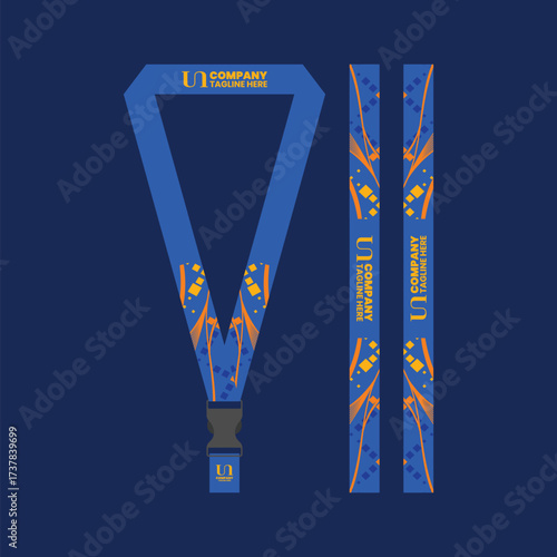 Office and company ID card lanyards