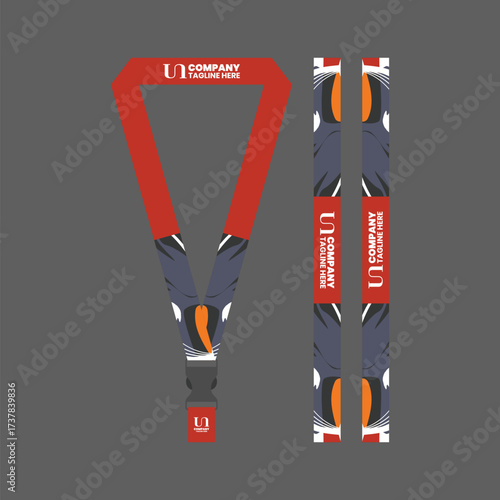 Office and company ID card lanyards