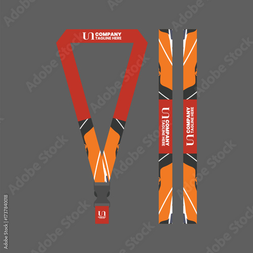 Office and company ID card lanyards