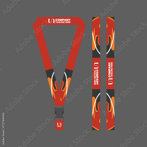 Office and company ID card lanyards