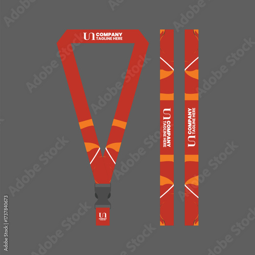 Office and company ID card lanyards
