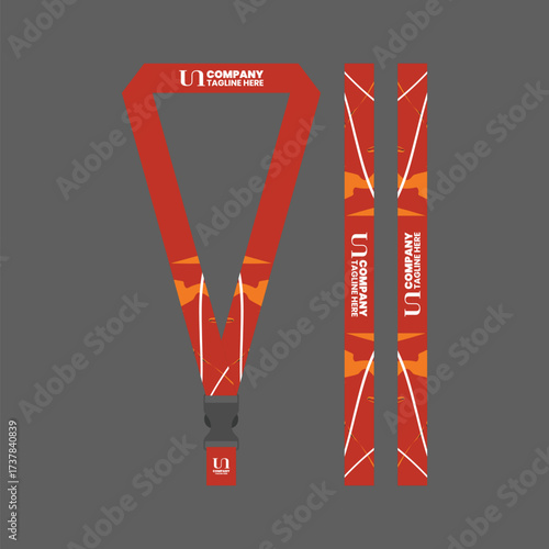 Office and company ID card lanyards