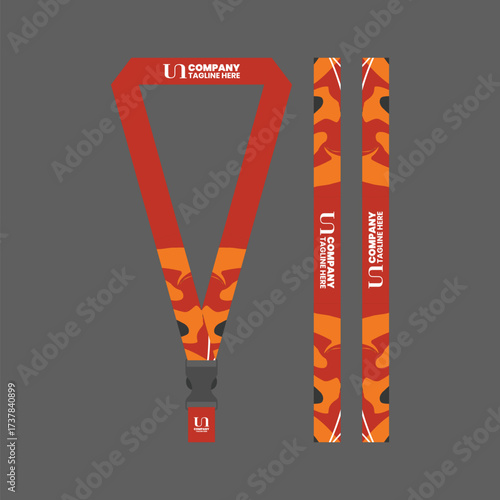 Office and company ID card lanyards