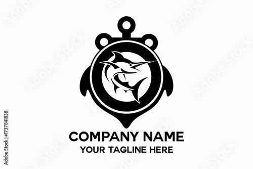 marlin fish logo