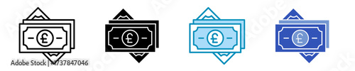 Money Transfer  Icon Set Multiple Style Collection