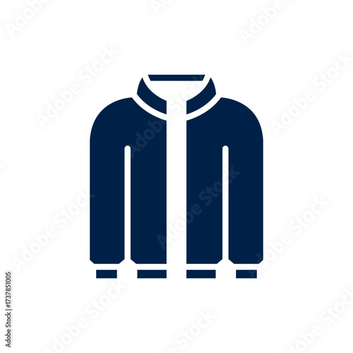 Jacket icon flat vector template design trendy