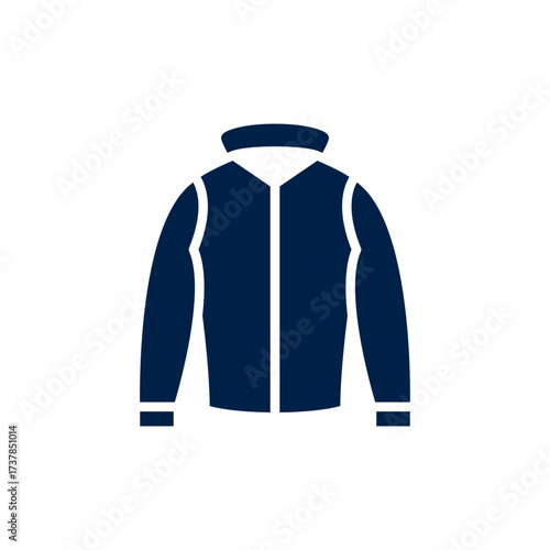 Jacket icon flat vector template design trendy