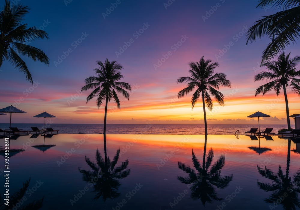 Fototapeta premium sunset over the sea