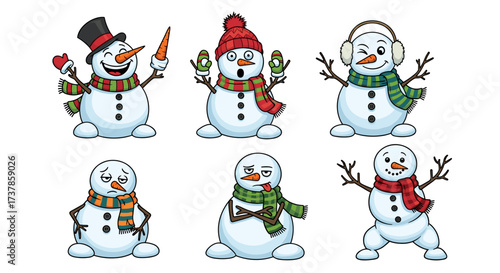 Snowman Brigade: Cheerful Winter Friends