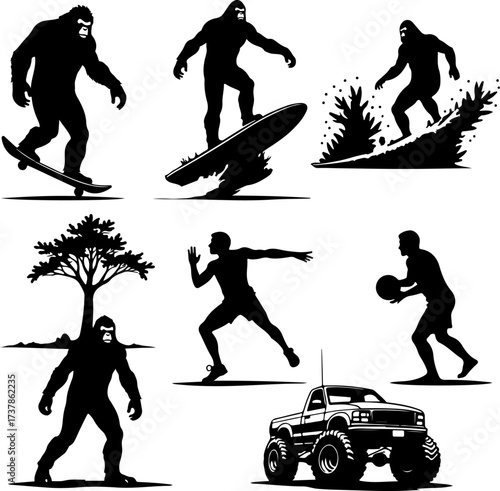 Bigfoot Adventure Sports Silhouette Collection Bundle