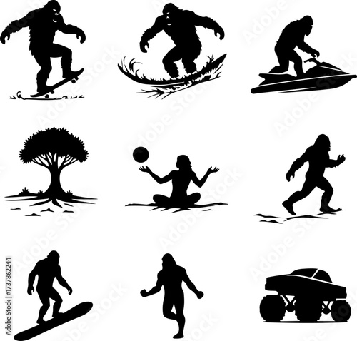 Bigfoot Adventure Sports Silhouette Collection Bundle