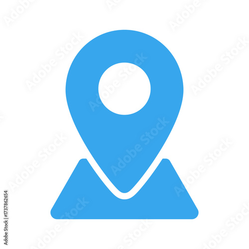 Set of location icon, map pin icons in outline, blue, and green styles. for maps, GPS, navigation apps, location markers, address indications, and geolocation interfaces