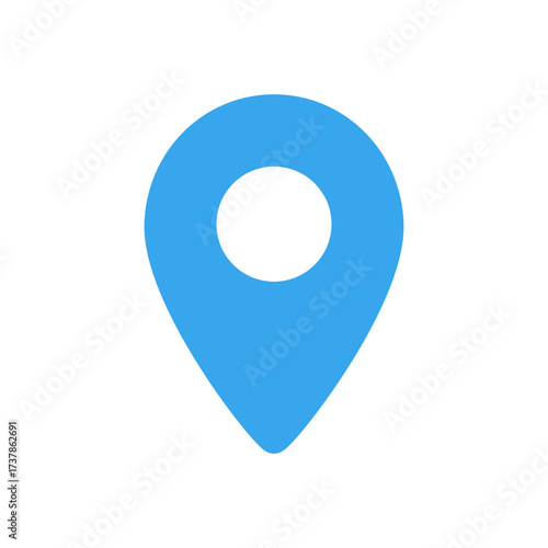 Set of location icon, map pin icons in outline, blue, and green styles. for maps, GPS, navigation apps, location markers, address indications, and geolocation interfaces