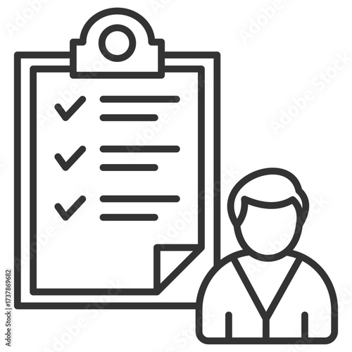 Survey Outline Icon