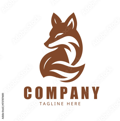 Fox logo template design