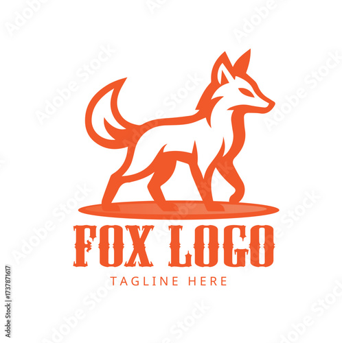 Fox logo template design