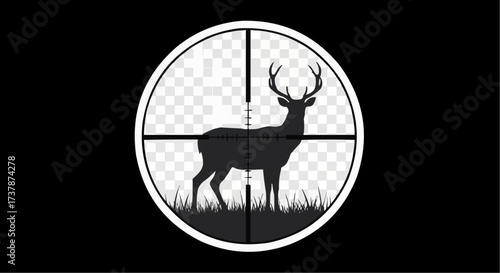deer silhouette vector