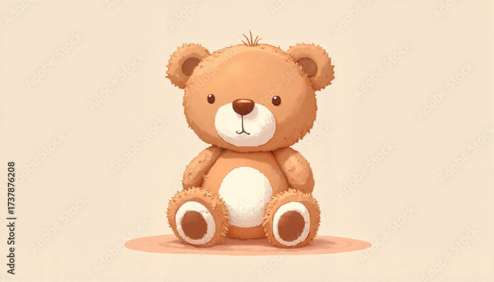 Fototapeta premium teddy bear with heart