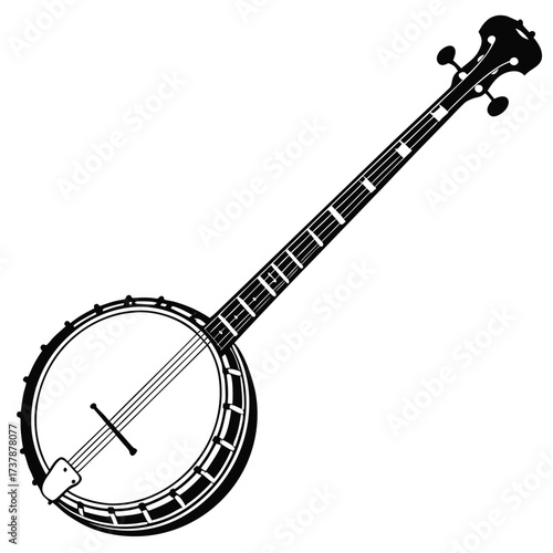 guitar isolated on white