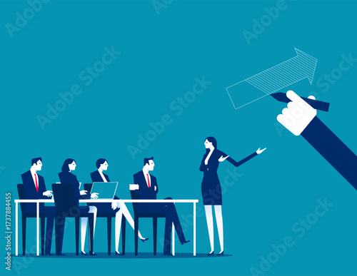 Business direction for the team and guides them forward