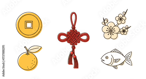Elevate your space with these exquisite symbols of prosperity and good fortune! This collection features iconic elements