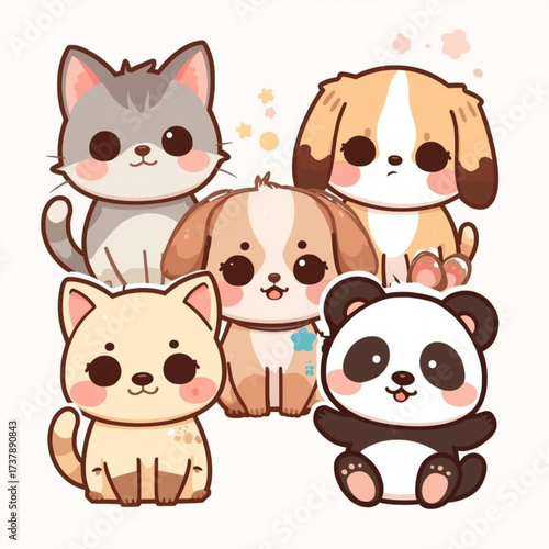 set of animals 