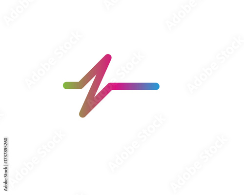 wave line music and sound vector equalizer logo