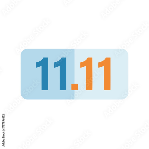 A digital representation of November 11th, symbolizing a massive global online shopping festival with incredible discounts and promotional offers across various e-commerce platforms