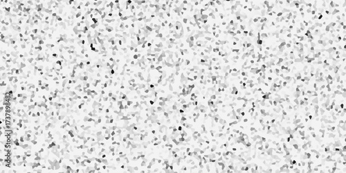 White and black surface of terrazzo floor texture background. terrazzo stone mosaic texture. quartz surface for bathroom or kitchen countertop. rock stone marble backdrop textured illustration.
