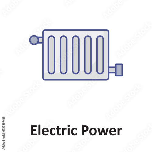 Electrical energyVector icon which can easily modify or edit