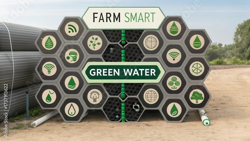 Sustainable Agriculture Technology Display for Smart Farming Solutions