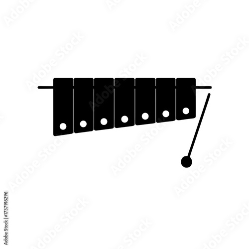 Vector xylophone icon