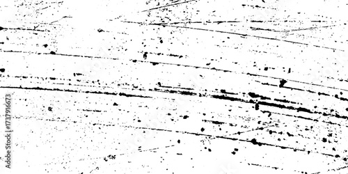 Crack and scratched grunge dust wall urban background texture vector. crack cement wall texture. black textured grainy cracked ground lines isolated on white. distressed overlay grainy texture.