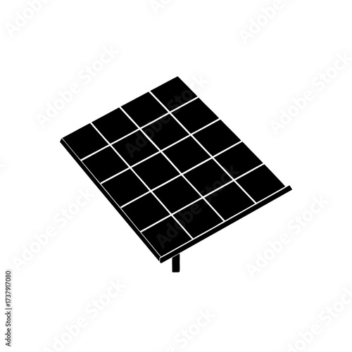 Vector solar panel icon
