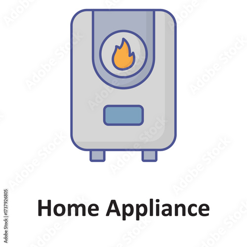 Household appliance Vector icon which can easily modify or edit