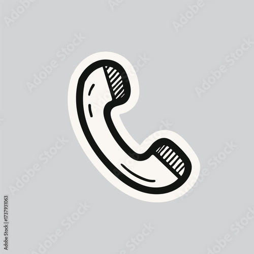 Retro Telephone Vector Icon
