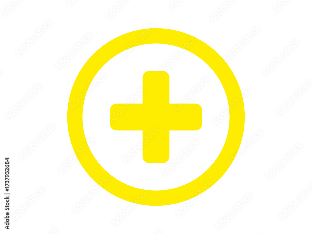 Obraz premium plus button icon