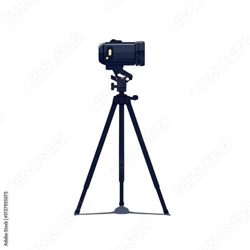 photo camera on tripod