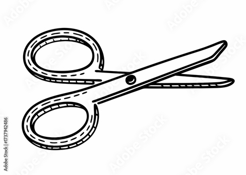 scissors cutting a ribbon