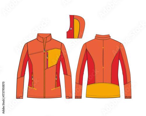 outdoor women two-layer wind breaker outer