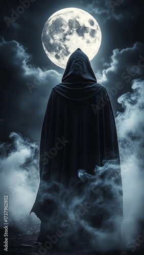 halloween night scene